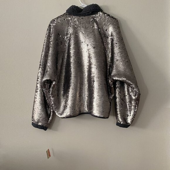 ✨3x HP✨Free People Movement Hit The Slopes Sequin Jacket NWT - Picture 7 of 10